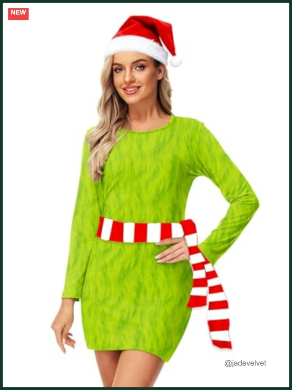 Skeleton Bodycon Dress Long Sleeve Halloween Costume Party Midi